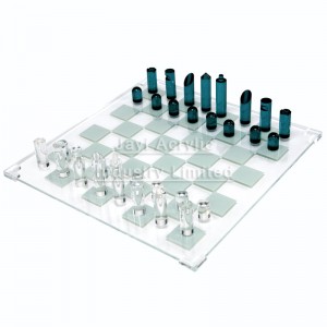 lucite chess board